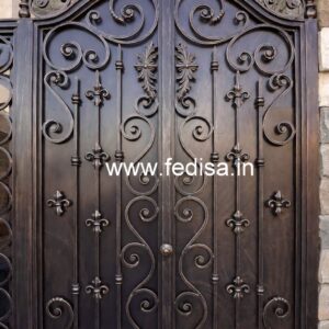 Black and Gold Gate Grill Design Inspiration No-7265