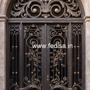 Heavy Iron Gate Grill Design for Luxury Homes No-7272
