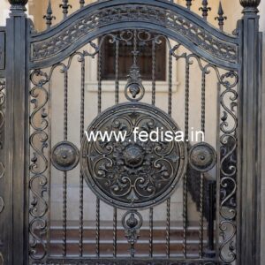 Elegant Iron Grill Gate Design for Main Doors No-7280