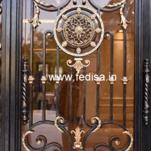 Stylish Front Entry Gate Grill Design for Homes No-7282