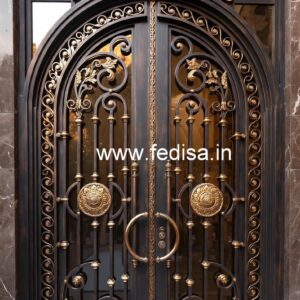 Contemporary Main Gate Grill Design with Luxury Style No-7284
