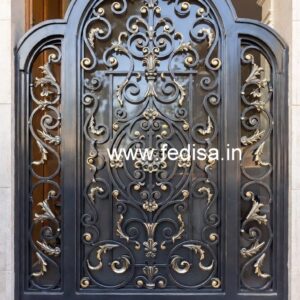 Beautiful Gate Grill Design for Modern Villa Exterior No-7308
