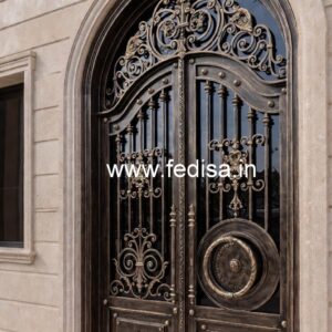 Modern Exterior Grill Gate Design for House Front No-7312