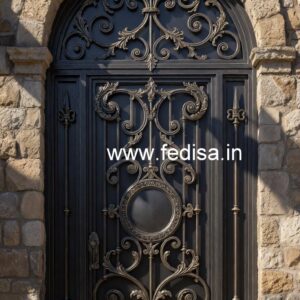 Elegant Front Entrance Gate Grill Design Ideas No-7315