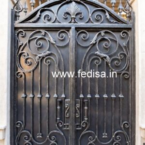 Attractive Steel Grill Gate Design for Elegant Homes No-7337