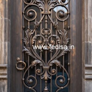 Contemporary Villa Gate Grill Design with Artistic Finish No-7344