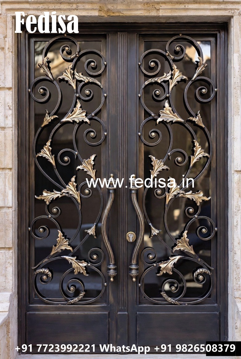 Artistic House Entrance Grill Gate Design No-7352