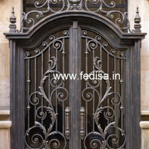 Stylish Steel Entrance Gate Grill Design for Homes No-7354