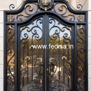 Modern Minimal Gate Grill Design for Elegant Homes No-7359
