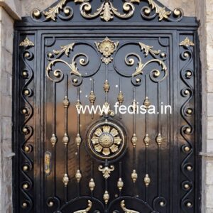 Elegant House Front Grill Gate Design for Villas No-7373