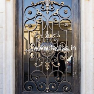 Modern Fancy Steel Gate Grill Design for Homes No-7394