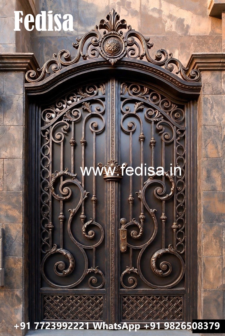 Premium Modern Gate Grill Design for Villas No-7402