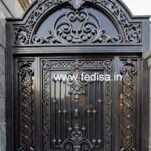 Attractive Front House Gate Grill Design Inspiration No-7412