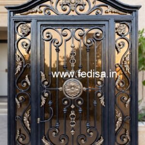 Artistic House Front Grill Gate Design No-7419