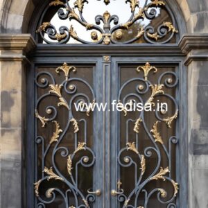 Artistic Main Door Grill Gate Design Inspiration No-7431