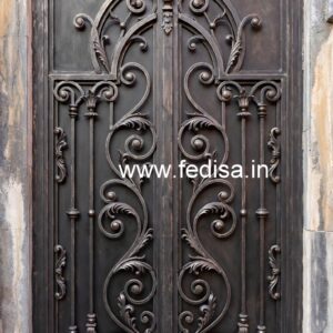 Modern House Front Entrance Grill Gate Design No-7444