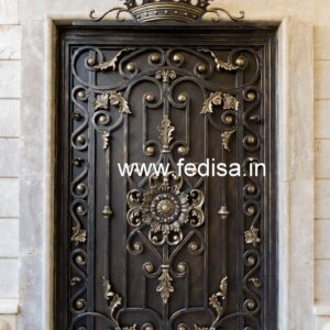 Stylish Decorative Entrance Gate Grill Design No-7446