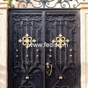 Stylish Geometric Grill Gate Design Inspiration No-7453