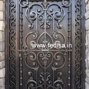 Beautiful Front Entrance Grill Gate Design No-7464