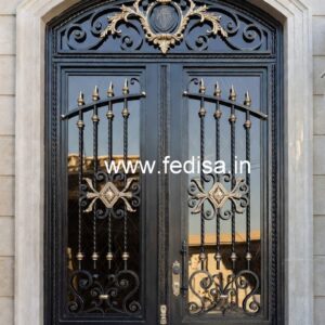 Stylish Contemporary Villa Grill Gate Design No-7481