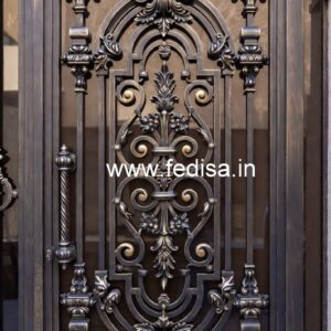 Modern Exterior Steel Grill Gate Design No-7483