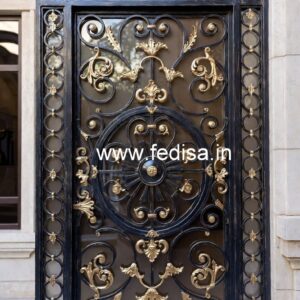 Luxury Villa Front Entrance Gate Grill Design No-7489
