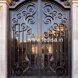 Elegant Stylish Main Entrance Gate Grill Design No-7496