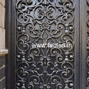 Elegant Steel Gate Grill Design for Main Entrance No-7504