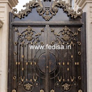 Unique Gate Grill Design Ideas for Luxury Villas No-7513