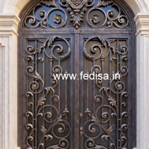 Simple and Elegant Gate Grill Design for Homes No-7518