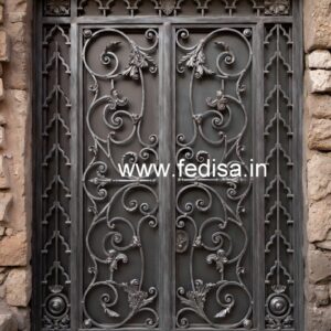 Trendy Gate Grill Design for Urban House Fronts No-7528