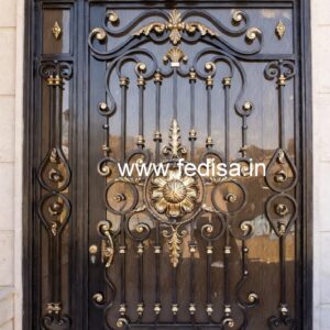 Elegant Home Gate Grill Design with Artistic Look No-7544