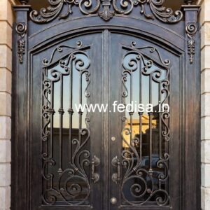 High-End Gate Grill Design for Luxury Residences No-7545