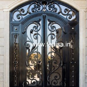 Grand Entrance Gate Grill Design for Luxury Villas No-7548