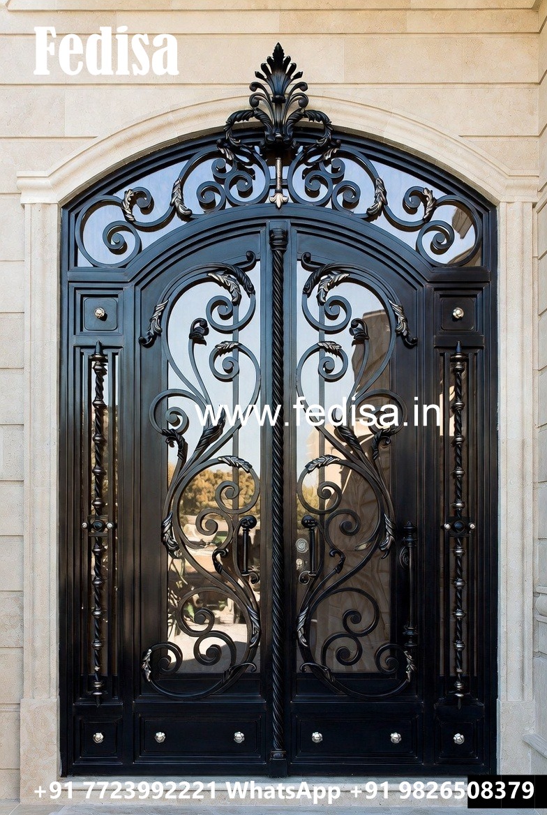 Grand Entrance Gate Grill Design for Luxury Villas No-7548