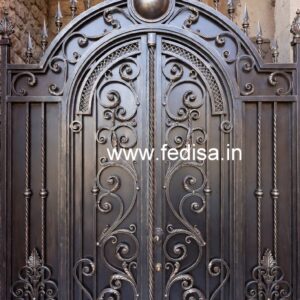 Unique Main Gate Grill Design for Stylish Houses No-7550