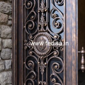 Black and Gold Gate Grill Design Inspiration No-7565