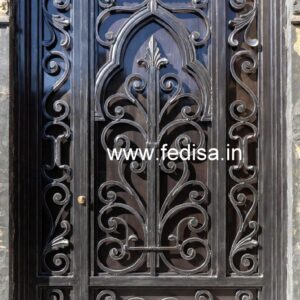 Front House Gate Grill Design with Elegant Pattern No-7573