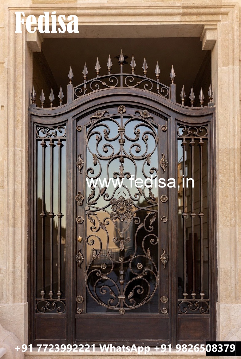 Premium Sliding Gate Grill Design for Modern Homes No-7591
