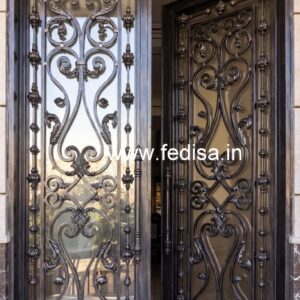 Modern Luxury Gate Grill Design for House Front No-7602
