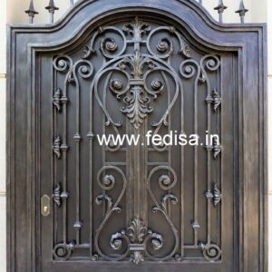 Decorative Front Gate Grill Design with Modern Style No-7606