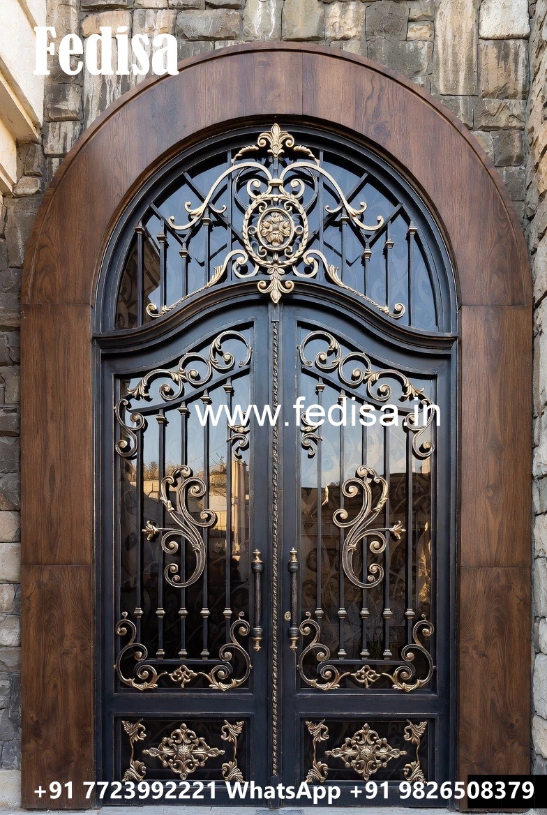 Royal Front Gate Grill Design for Contemporary Villas No-7619