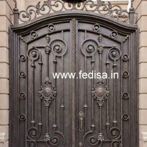 Beautiful Iron Gate Grill Design for Premium Houses No-7629