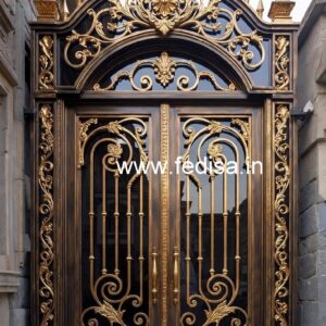 Fancy Modern Gate Grill Design for Main Entrance No-7630