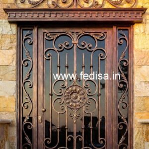Premium Decorative Iron Gate Grill Design No-7649