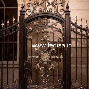 Artistic Decorative Gate Grill Design for Home Fronts No-7666