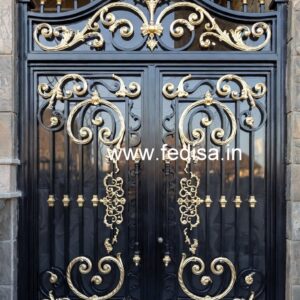 Modern Fancy Gate Grill Design for Elegant Houses No-7669