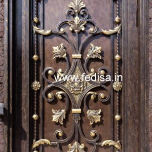 Stylish Security Grill Gate Design for Modern Entrance No-7674