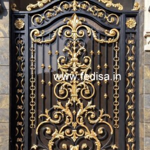 Artistic Main Entrance Grill Gate Design Inspiration No-7693