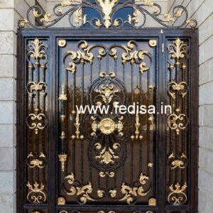 Elegant Iron Grill Gate Design for Contemporary Homes No-7721